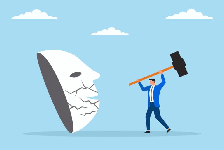 Authenticiteit vector breathfulness